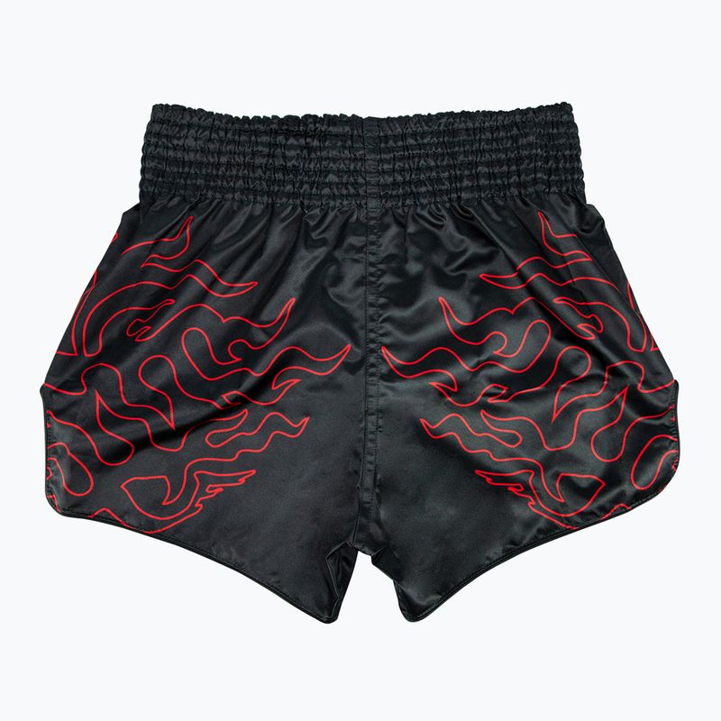 Тренировъчни шорти Fairtex Muay Thai BS1920 'Lava' черни 2