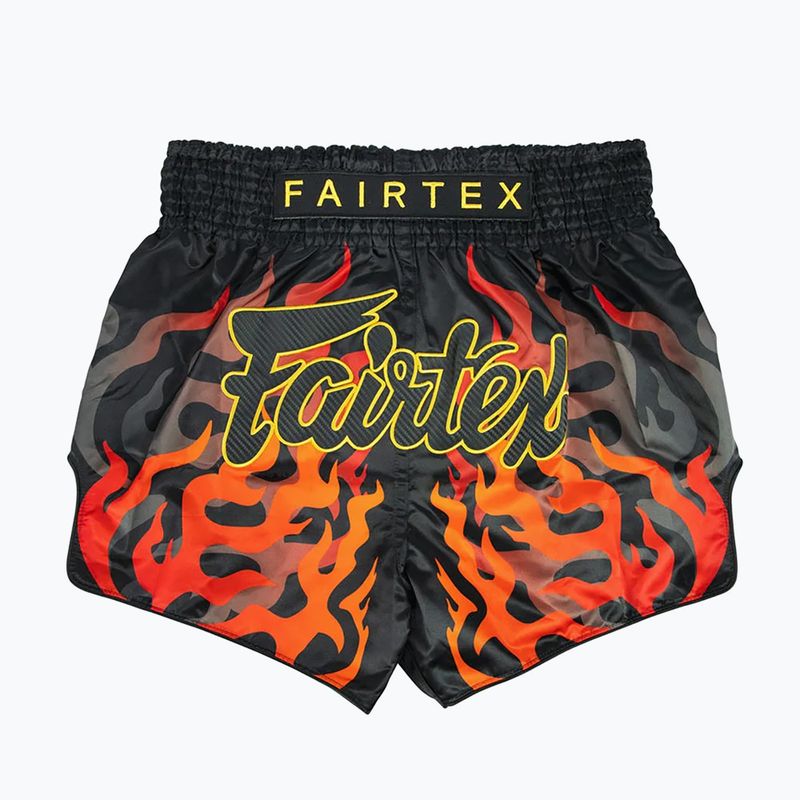 Тренировъчни шорти Fairtex Muay Thai BS1921 'Volcano' черни 2