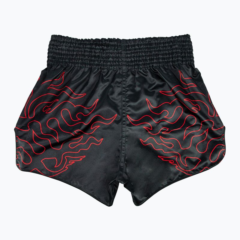 Тренировъчни шорти Fairtex Muay Thai BS1921 'Volcano' черни 2