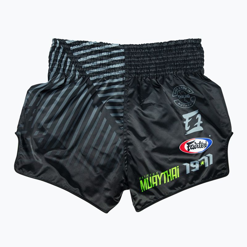 Тренировъчни шорти Fairtex Muay Thai BS1924 'Racer' черни 2