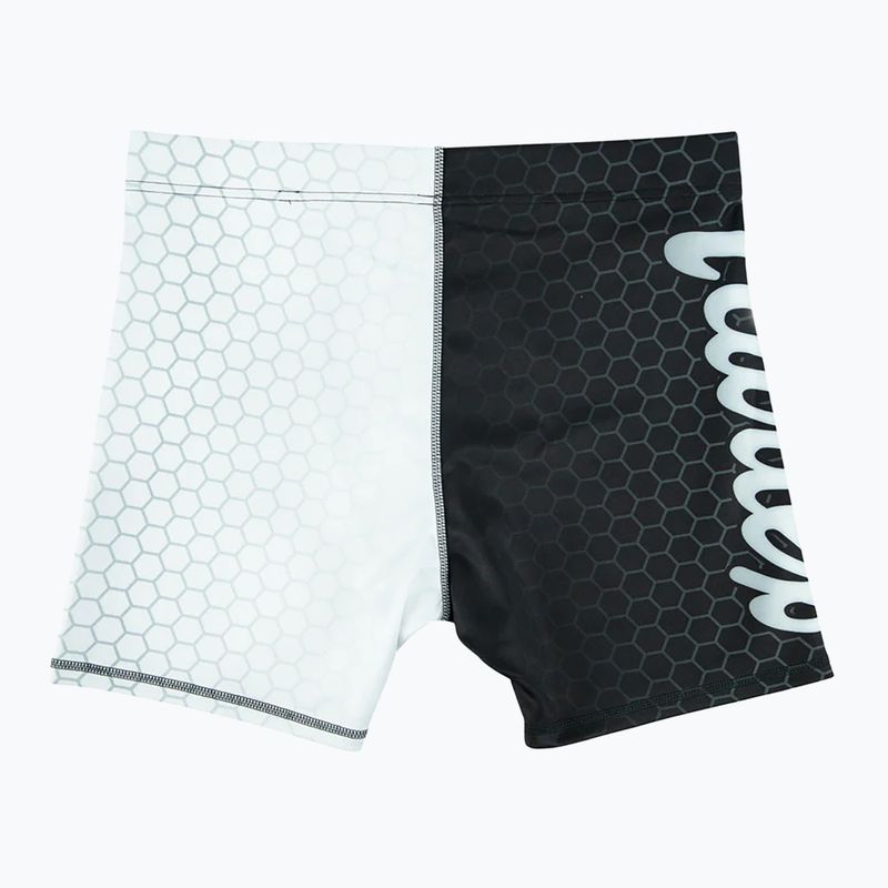 Тренировъчни шорти Fairtex Vale Tudo CP7 черно/бяло 2
