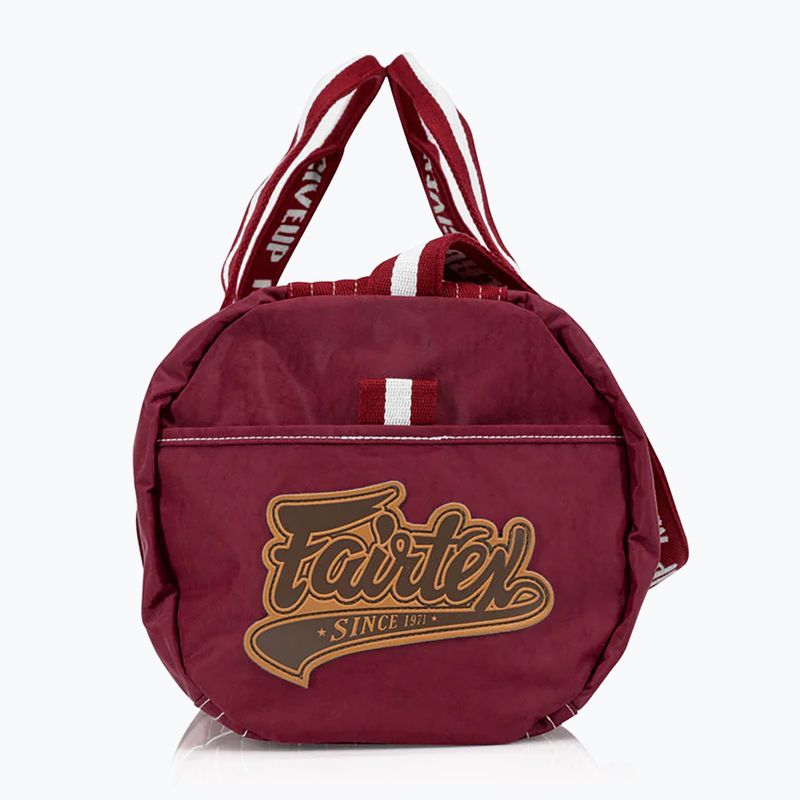 Чанта за тренировки Fairtex Barrel, бордо 3