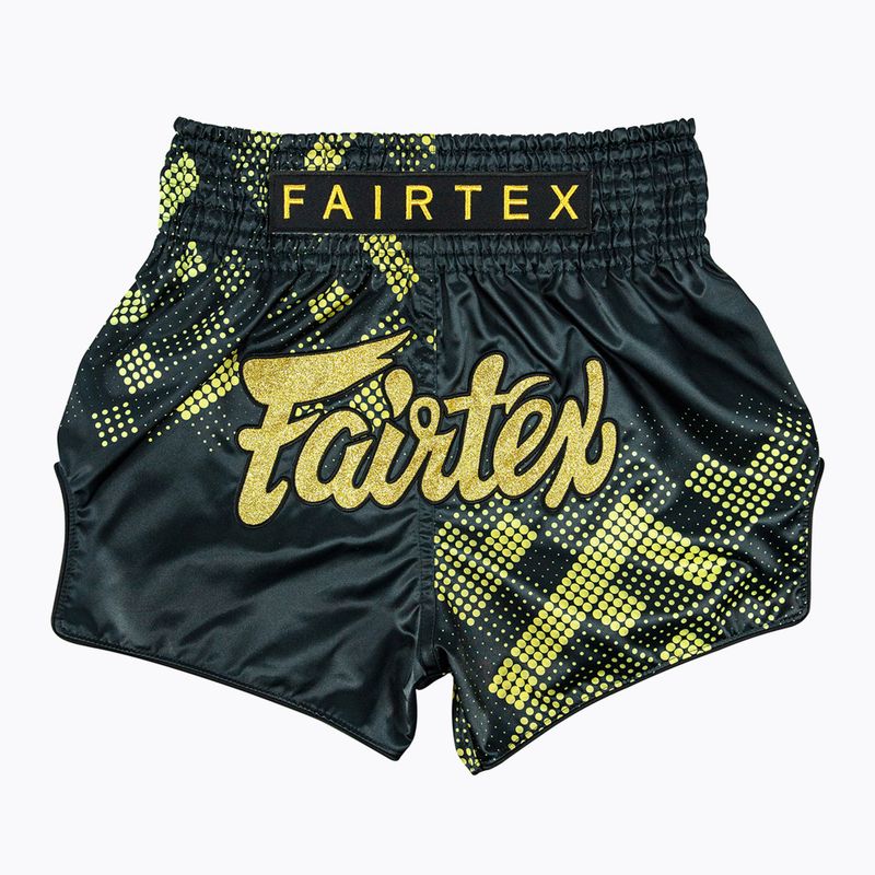 Шорти за тренировка Fairtex Muay Thai S1931 Heart of Gold black/gold