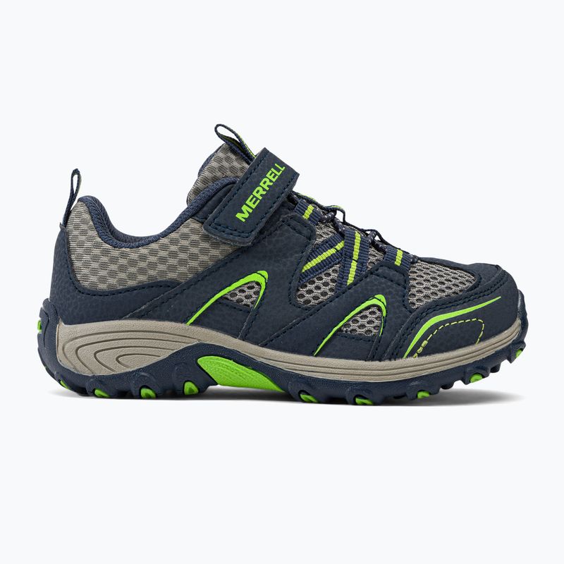 Merrell Trail Chaser детски туристически обувки тъмнозелени/зелени 2