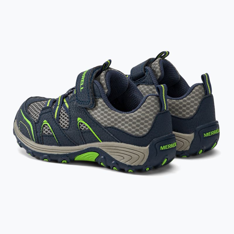 Merrell Trail Chaser детски туристически обувки тъмнозелени/зелени 3