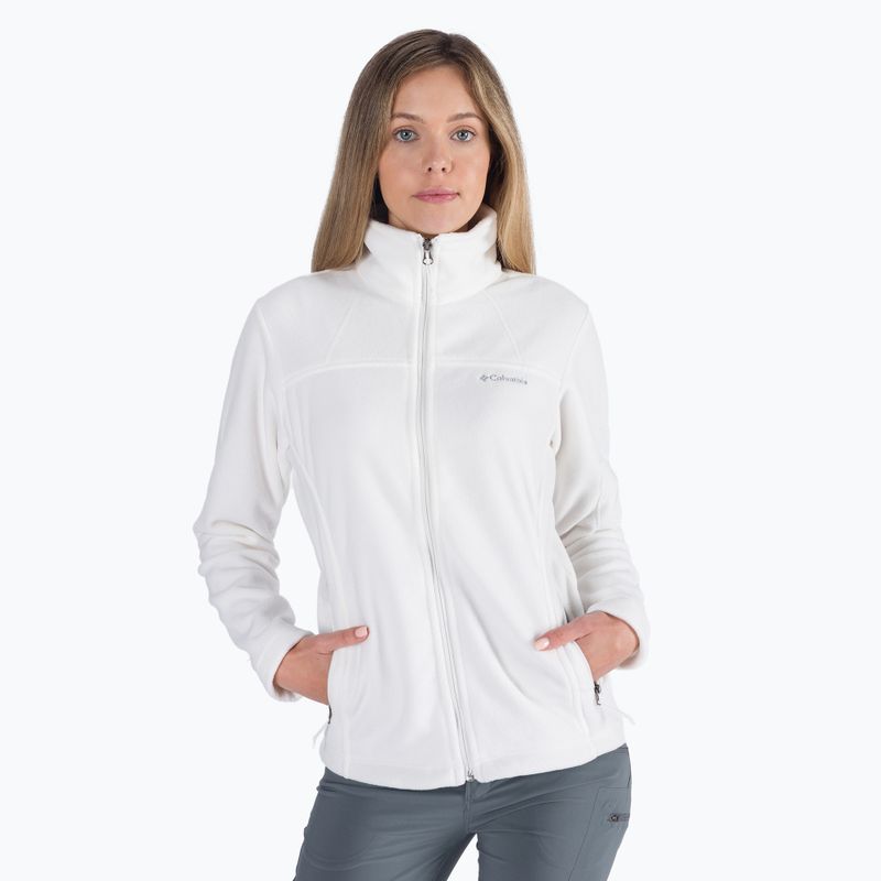 Дамски поларен суитшърт Columbia Fast Trek II, бял 1465351