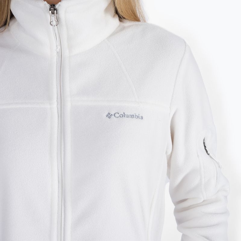 Дамски поларен суитшърт Columbia Fast Trek II, бял 1465351 4