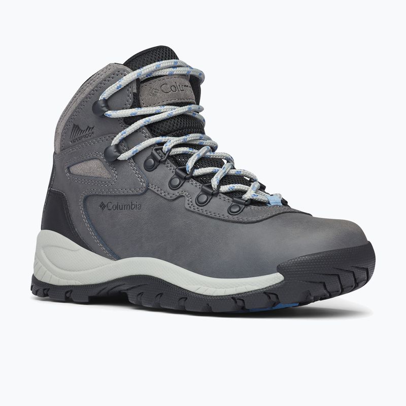Дамски ботуши за трекинг Columbia Newton Ridge Plus quarry/cool wave 11