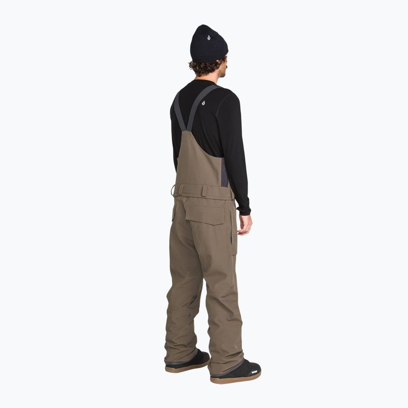Мъжки сноуборд панталони Volcom Roan Bib Overall teak 3