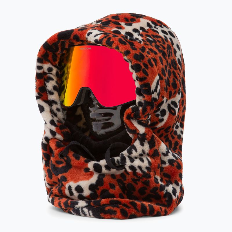 Дамска шапка маска Volcom Dang Hood brown 4