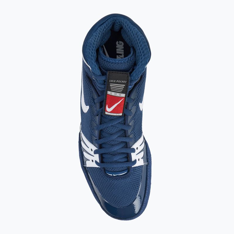 Боксови обувки Nike Freek в тъмносиньо/бяло 5