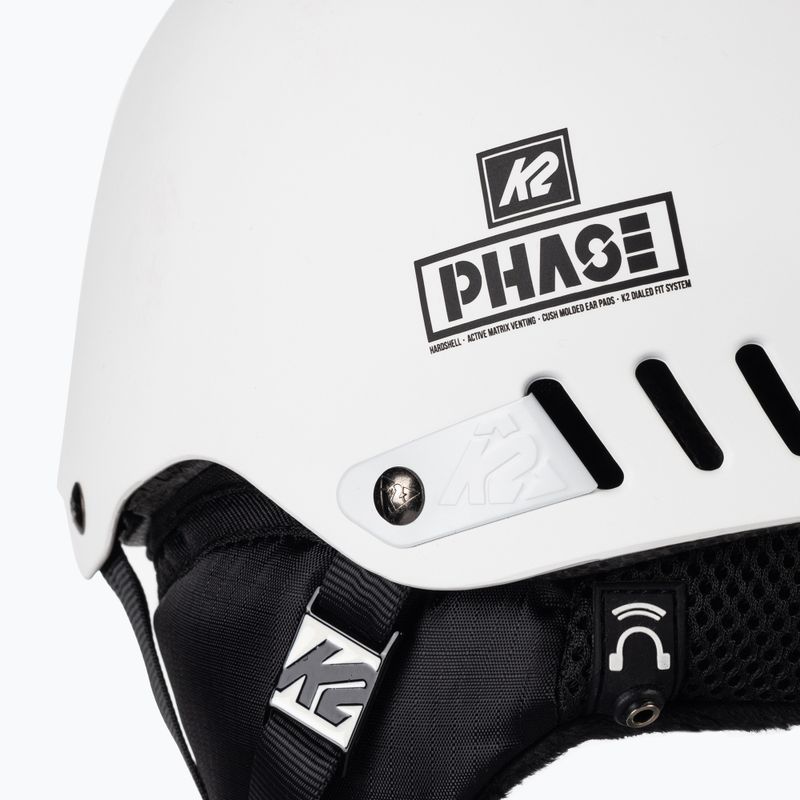 Ски каска K2 Phase Pro бяла 10B4000.2.1.L/XL 7