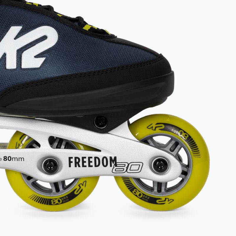 Мъжки кънки K2 Freedom Alu 80 navy blue 30E0341 6