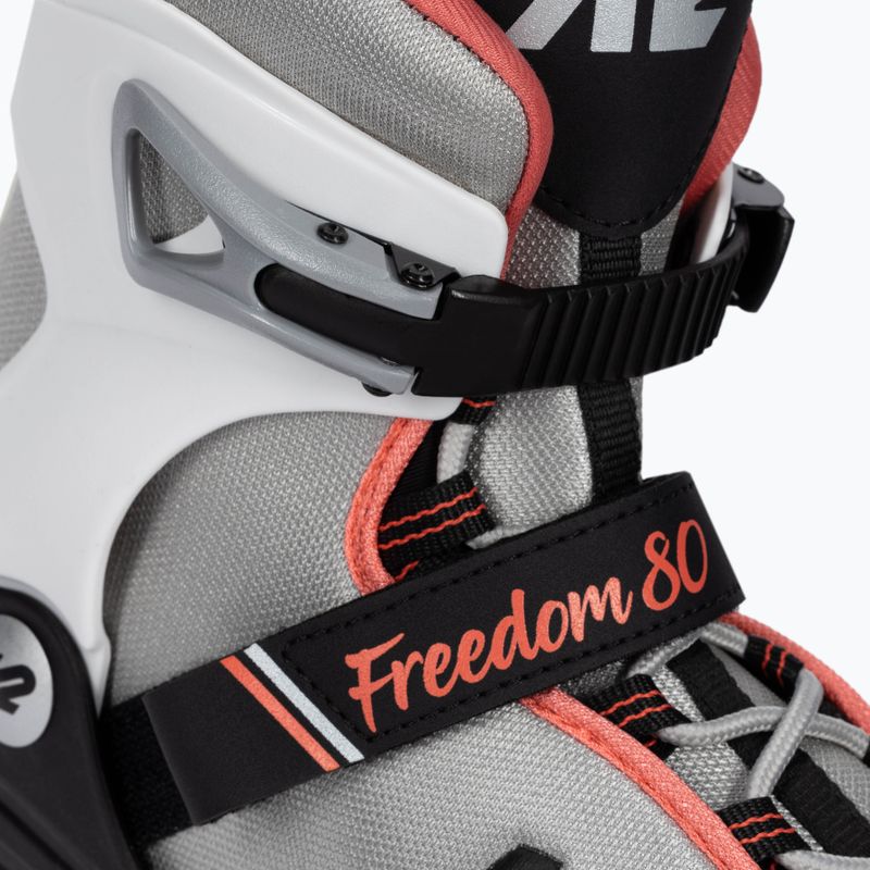K2 Freedom Alu 80 W Silver Дамски ролкови кънки 30E0342 5
