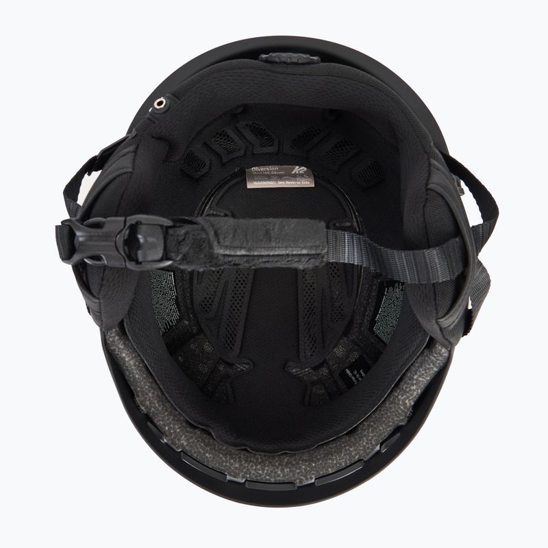 Ски каска K2 Diversion gunmetal/черна 5