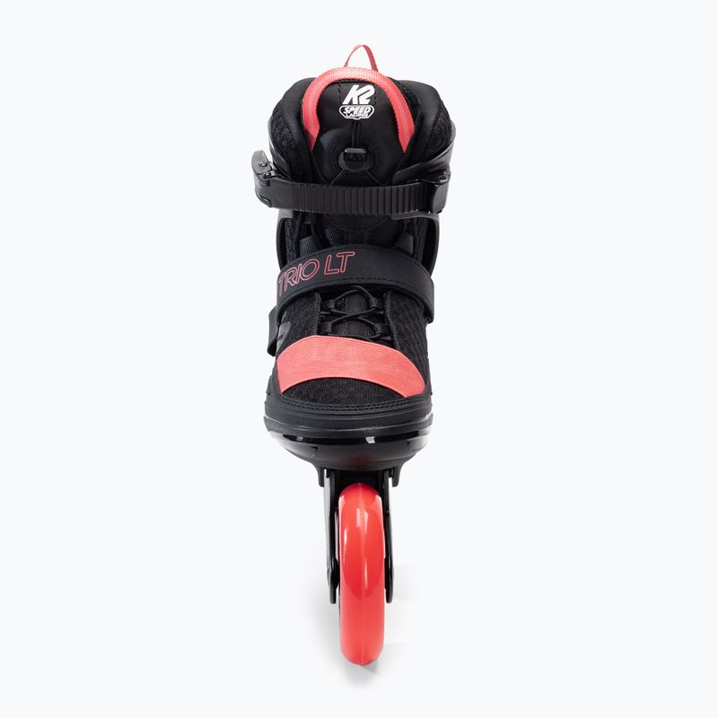 Дамски ролкови кънки K2 Trio LT 100 black/pink 4