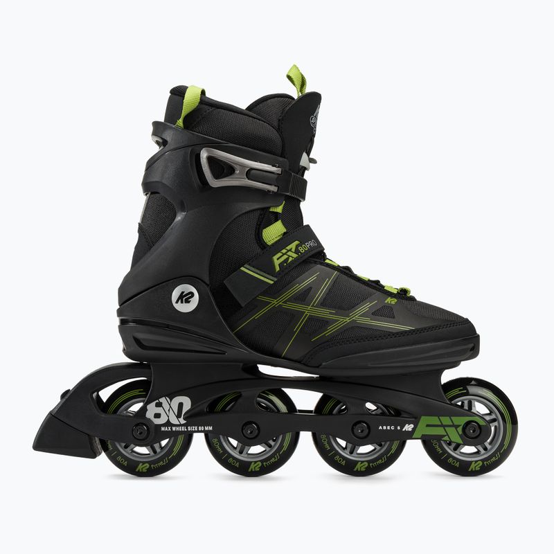 Мъжки ролери K2 F.I.T. 80 Pro black/olive 2