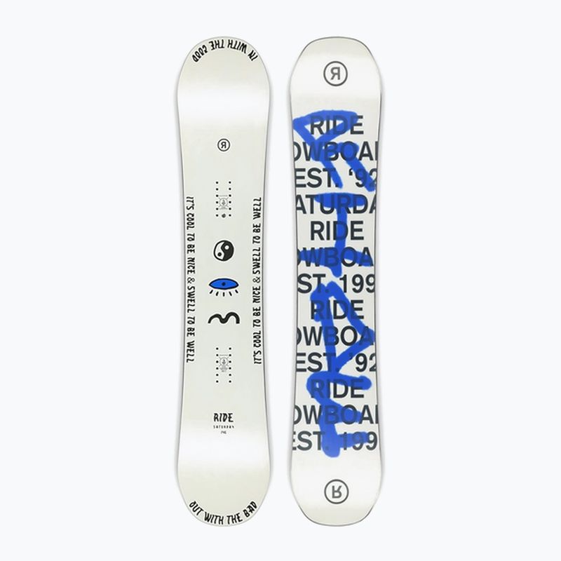 Дамски сноуборд RIDE Saturday white-blue 12G0018 7