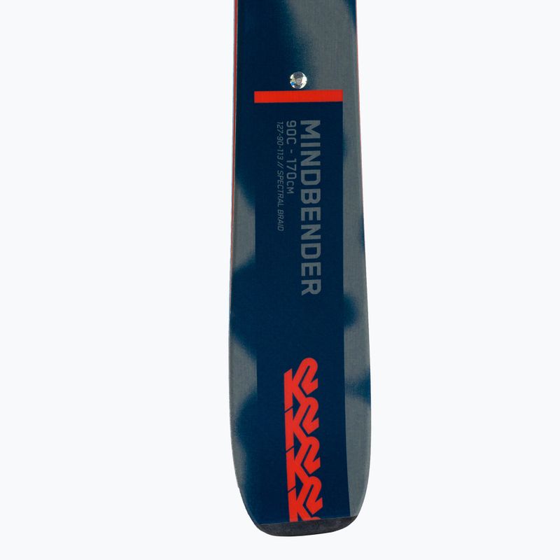 K2 Mindbender 90C сиво-сини ски 10G0104.101.1 6