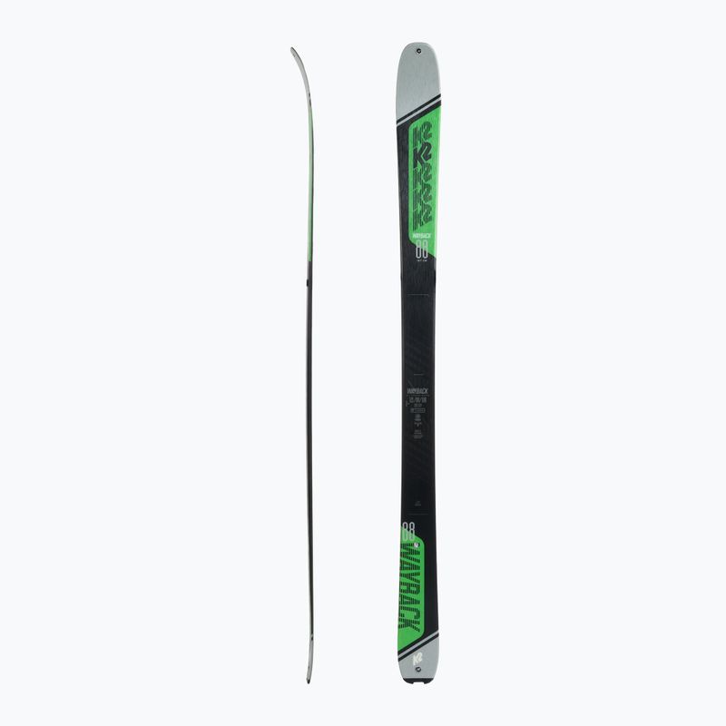 Ски K2 Wayback 88 сиво-зелени 10G0202.101.1 2