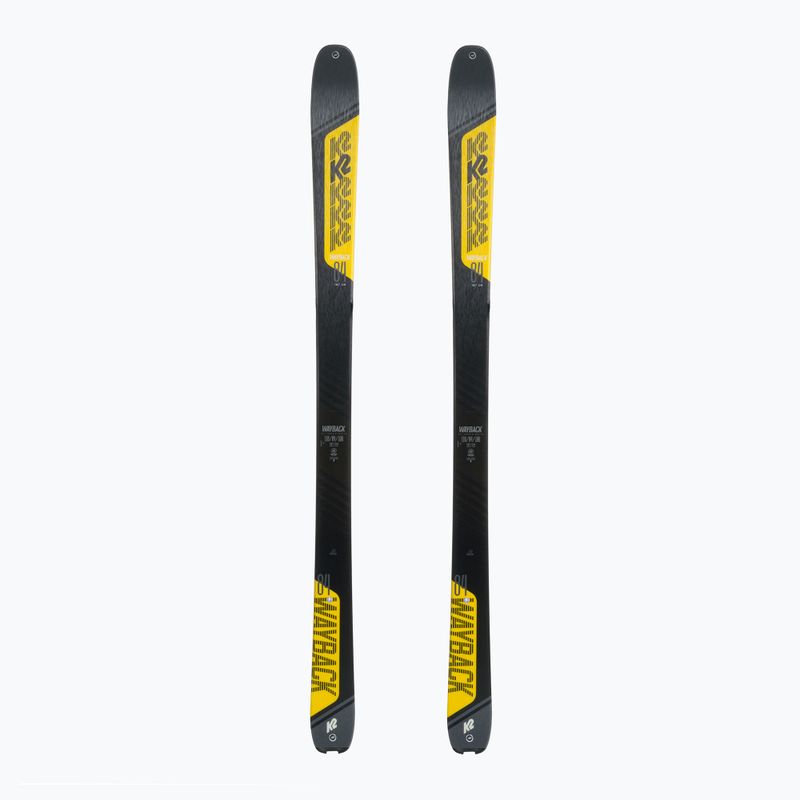 K2 Wayback 84 сиво-жълти ски за каране 10G0203.101.1