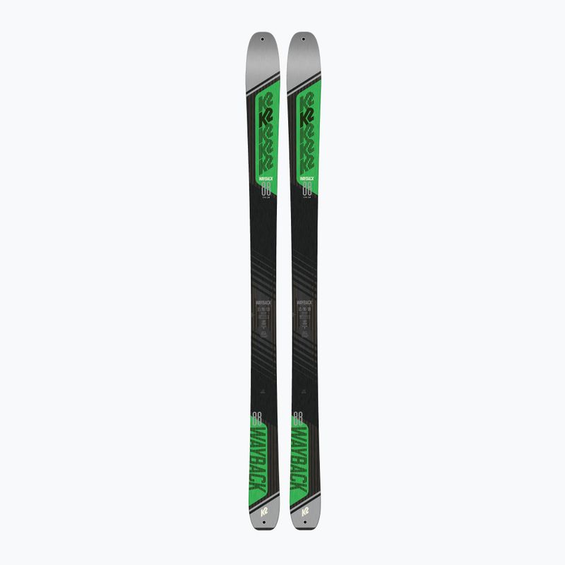 Ски K2 Wayback 88 сиво-зелени 10G0202.101.1 9