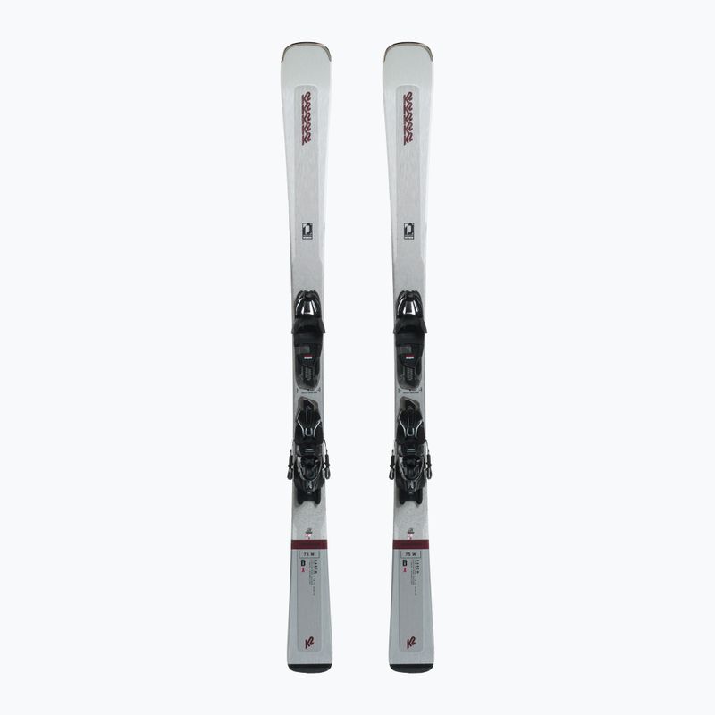 Дамски ски за спускане K2 Disruption 75 W + 10 Quikclik Free white 10G0408.173.1