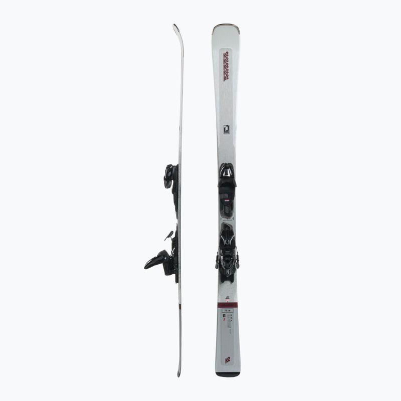 Дамски ски за спускане K2 Disruption 75 W + 10 Quikclik Free white 10G0408.173.1 2