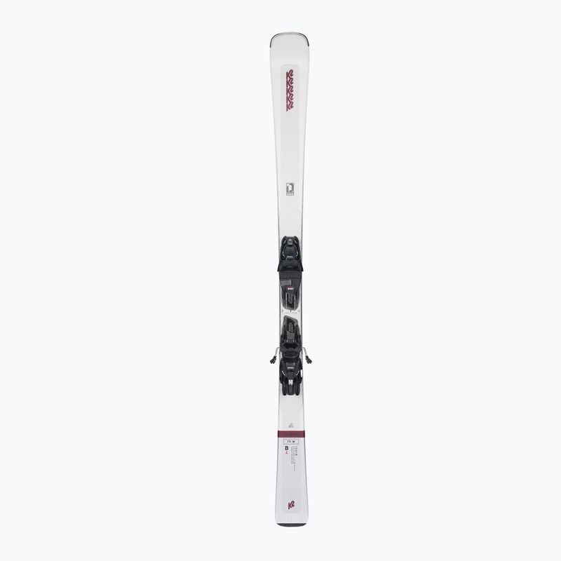 Дамски ски за спускане K2 Disruption 75 W + 10 Quikclik Free white 10G0408.173.1 10
