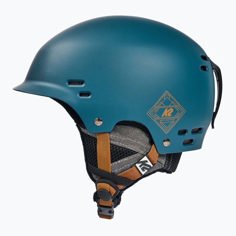 Ски каска K2 Thrive dark teal 6
