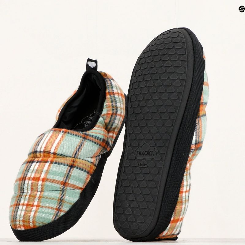 Nuvola Classic Scotland зелени/оранжеви зимни чехли 15