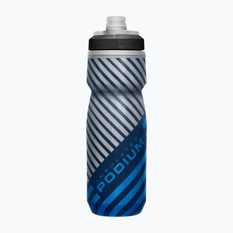Бутилка за велосипед CamelBak Podium Chill 620 ml navy/ blue stripe 3