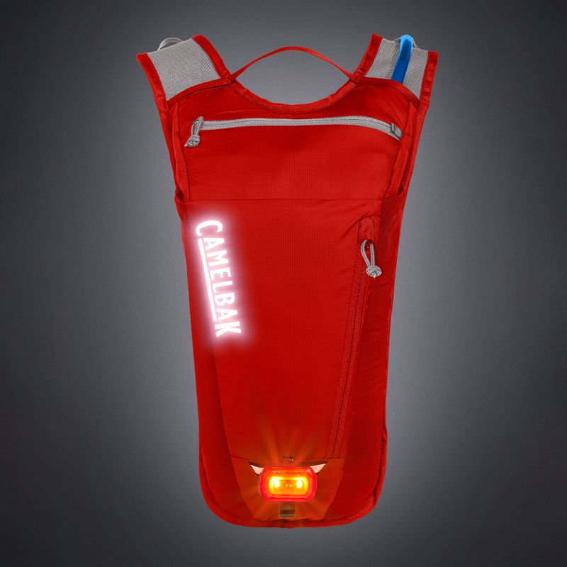 Велосипедна раница CamelBak Rogue Light 7 л с резервоар 2 л червено/черно 8