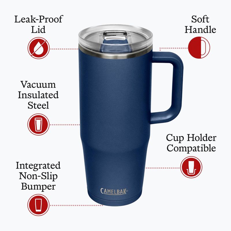 CamelBak Thrive Mug Insulated SST 950 ml морска термочаша 5