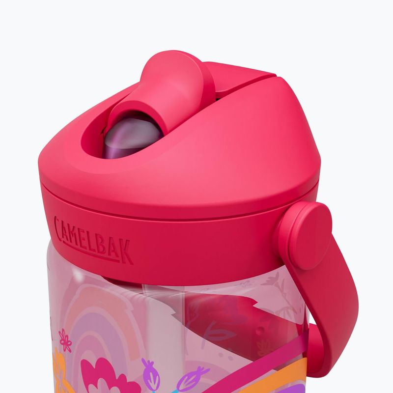 CamelBak Thrive Flip Straw Kids 400ml бутилка за пътуване с цветя на дъгата 4