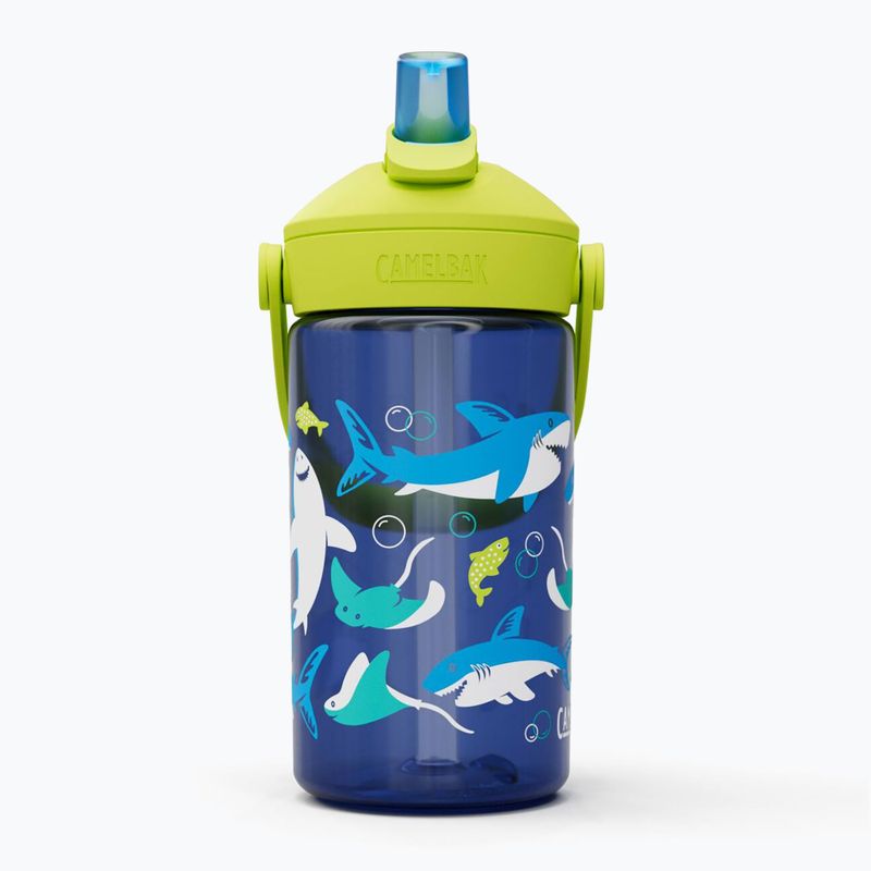 CamelBak Thrive Flip Straw Kids 400ml бутилка за пътуване с акули и скатове 2