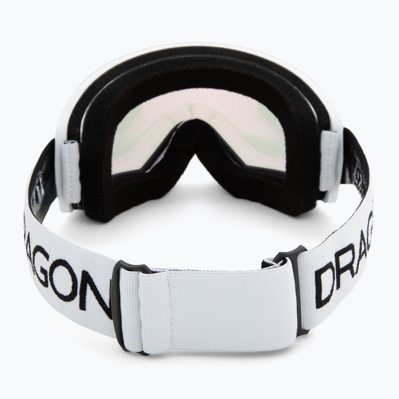 Скиорска маска Dragon DX3 OTG white/lumalens pink ion 3