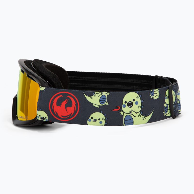 Детска скиорска маска Dragon LIL D lil kaiju/lumalens red ion 4