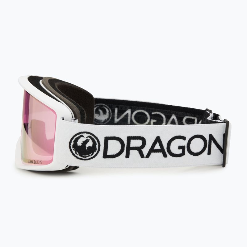 Скиорски очила DRAGON DXT OTG white/lumalens pink ion 4