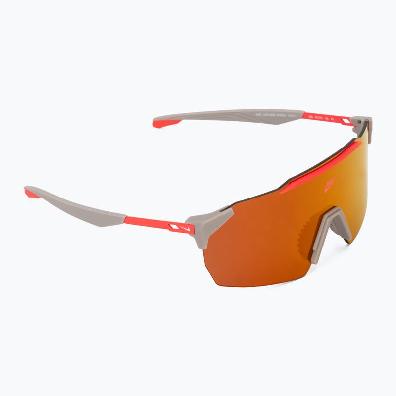 Слънчеви очила Nike Limitless Shield college grey/orange mirror