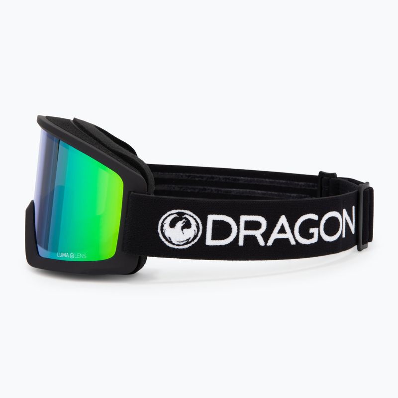 Скиорска маска DRAGON DX3 L OTG black/lumalens green ion 4