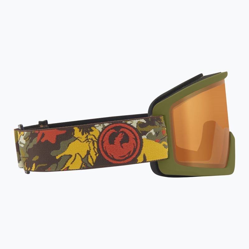 Скиорска маска DRAGON DX3 L OTG leafy camo/lumalens amber 8