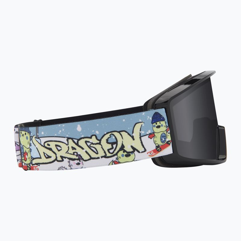 Маска за ски DRAGON DXT OTG powday/lumalens dark smoke 4