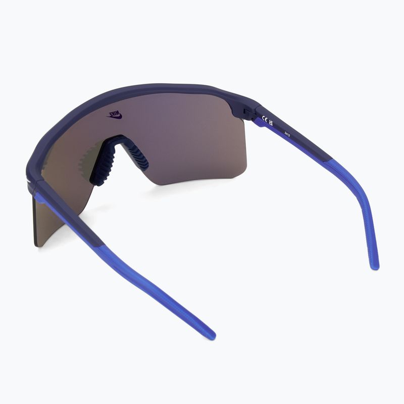 Слънчеви очила Nike Expedition Shield matte blue void/ blue mirror 2