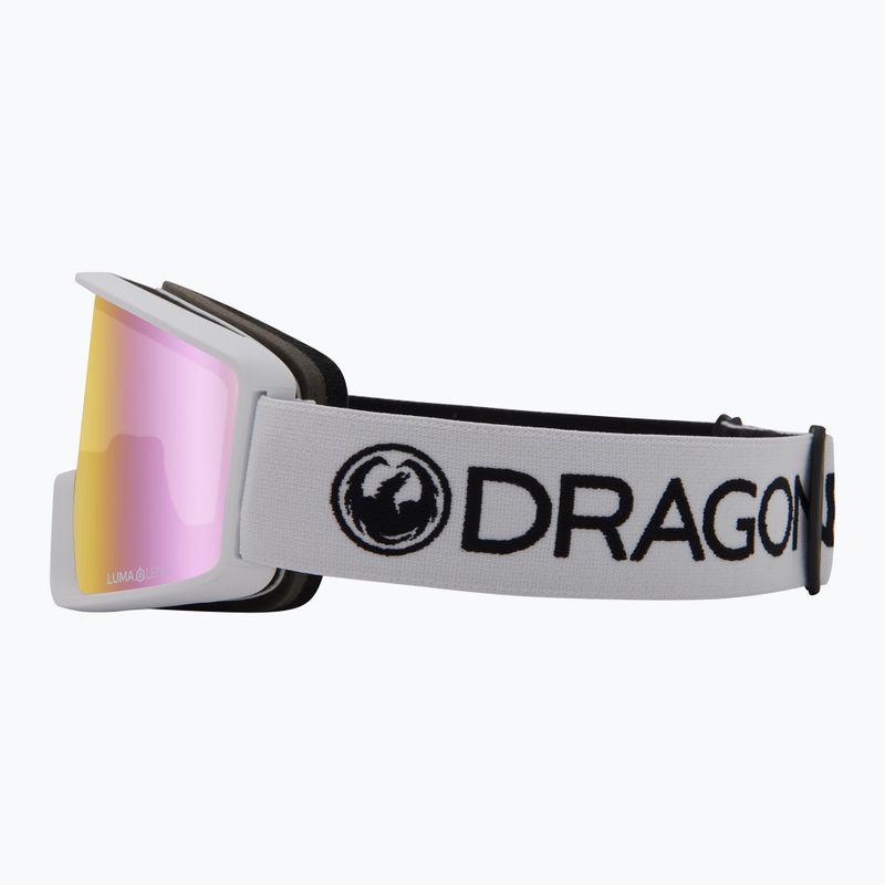 Скиорска маска DRAGON DX3 OTG white/lumalens pink ion 6