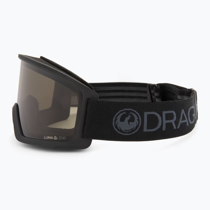 Скиорска маска DRAGON DX3 OTG blackout/lumalens dark smoke 4