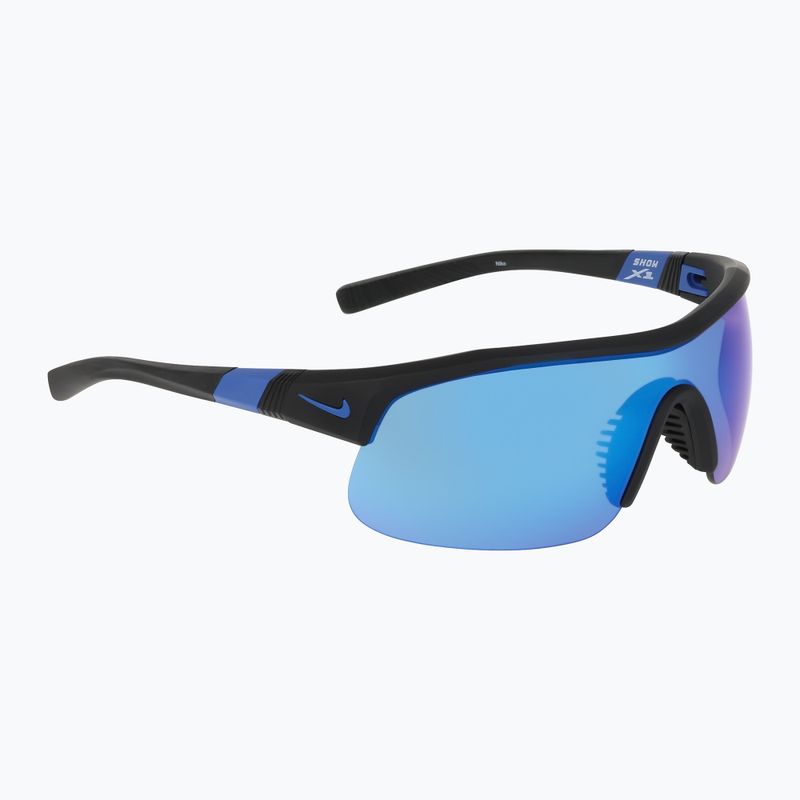 Слънчеви очила Nike Show X1 matte black/blue mirror