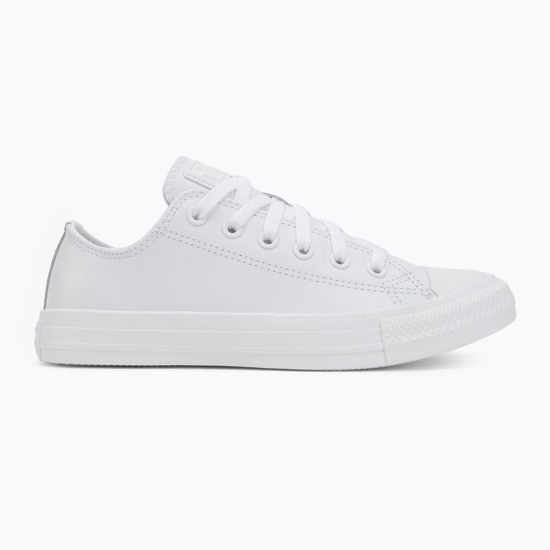 Кецове Converse Chuck Taylor All Star Leather white mono 2