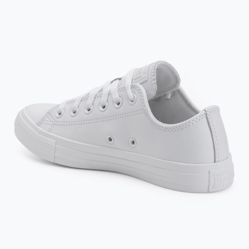 Кецове Converse Chuck Taylor All Star Leather white mono 3