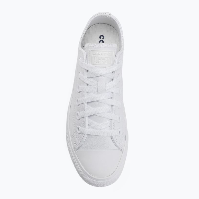 Кецове Converse Chuck Taylor All Star Leather white mono 5